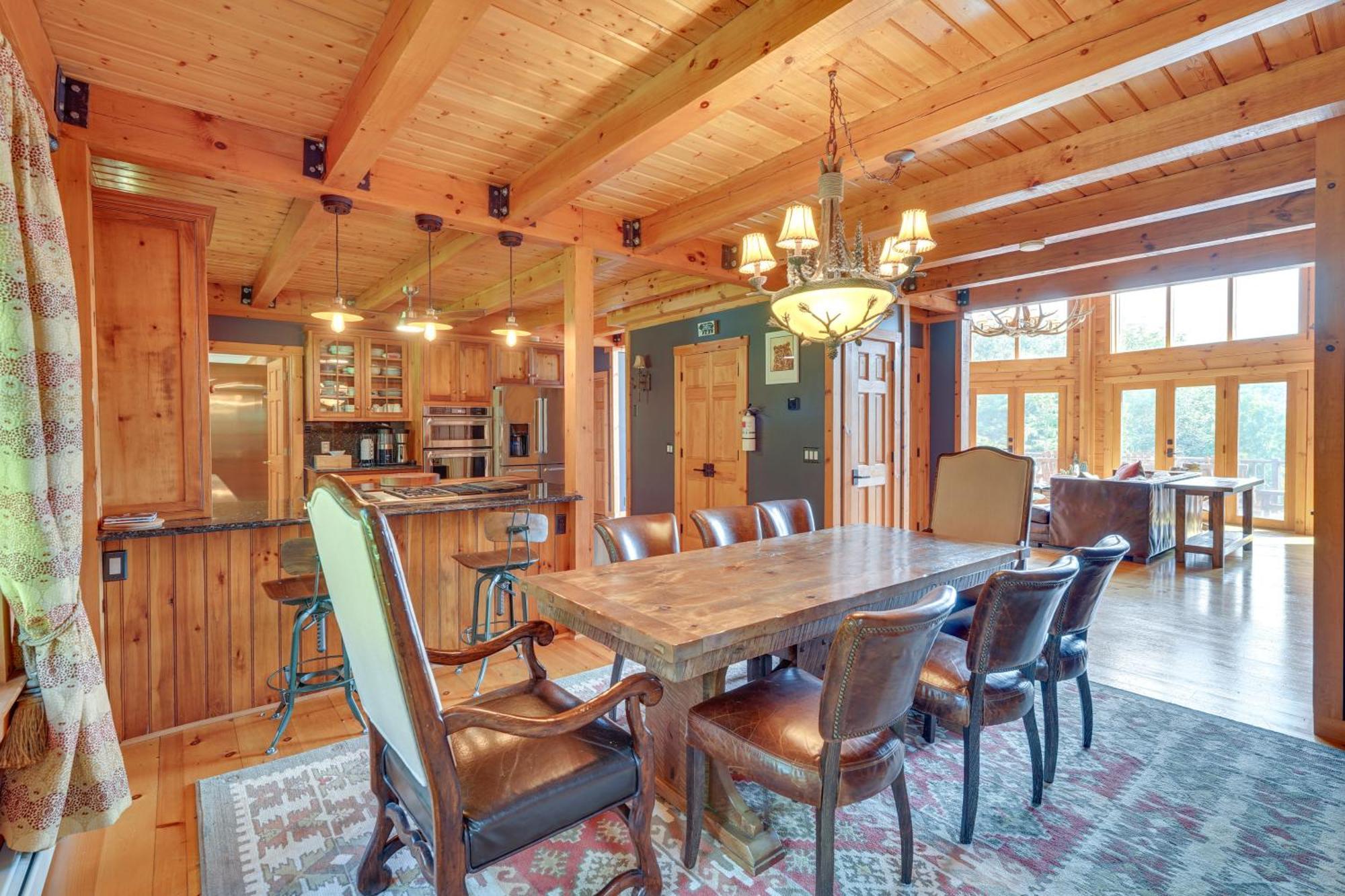 Luxury Log Cabin With Ev Charger And Mtn Views! Blairstown Exterior photo